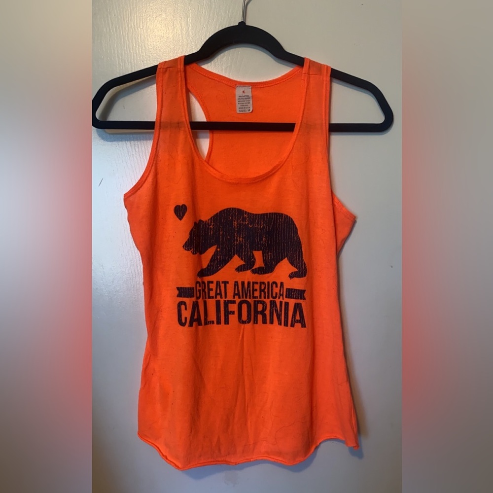 Neon Orange tank top